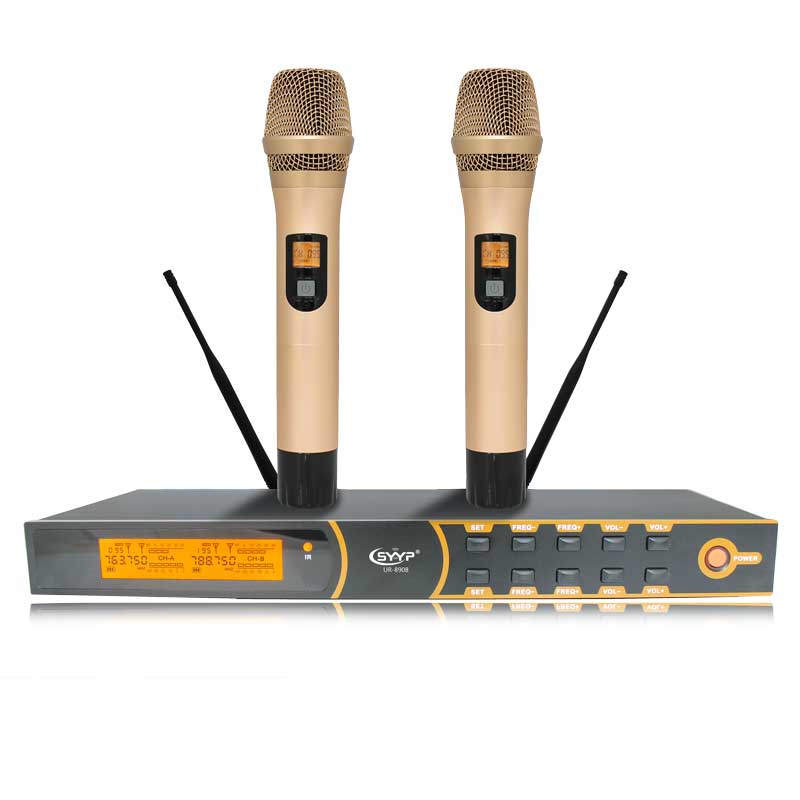 UR-8908 PK之王雙靜音數(shù)字導(dǎo)頻KTV專用無線麥克風