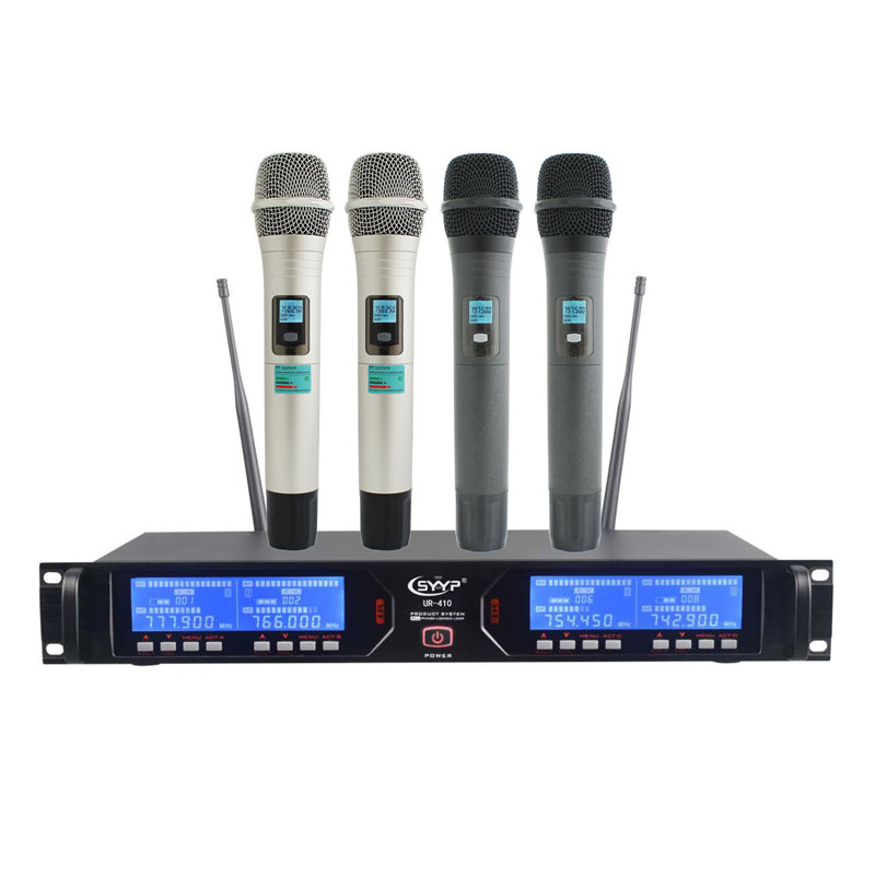 UR-410   一拖四手持無線麥克風